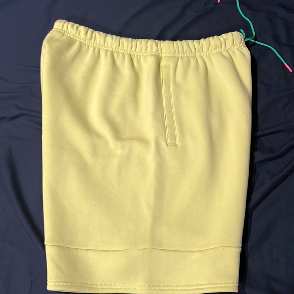 Jordan sweat shorts neon green never worn jump man shorts - Picture 2 of 6